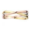Alliance 3 anneaux or 18 carats