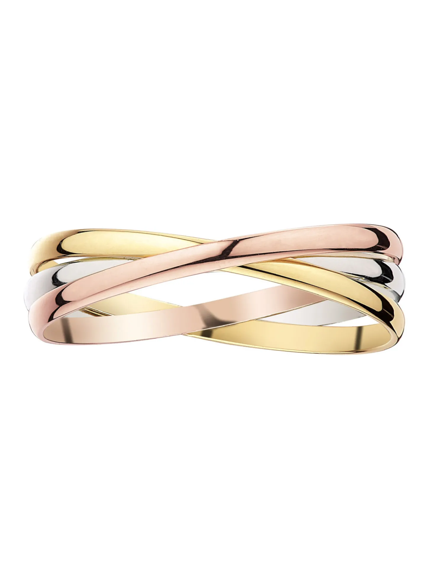 Alliance 3 anneaux or 18 carats