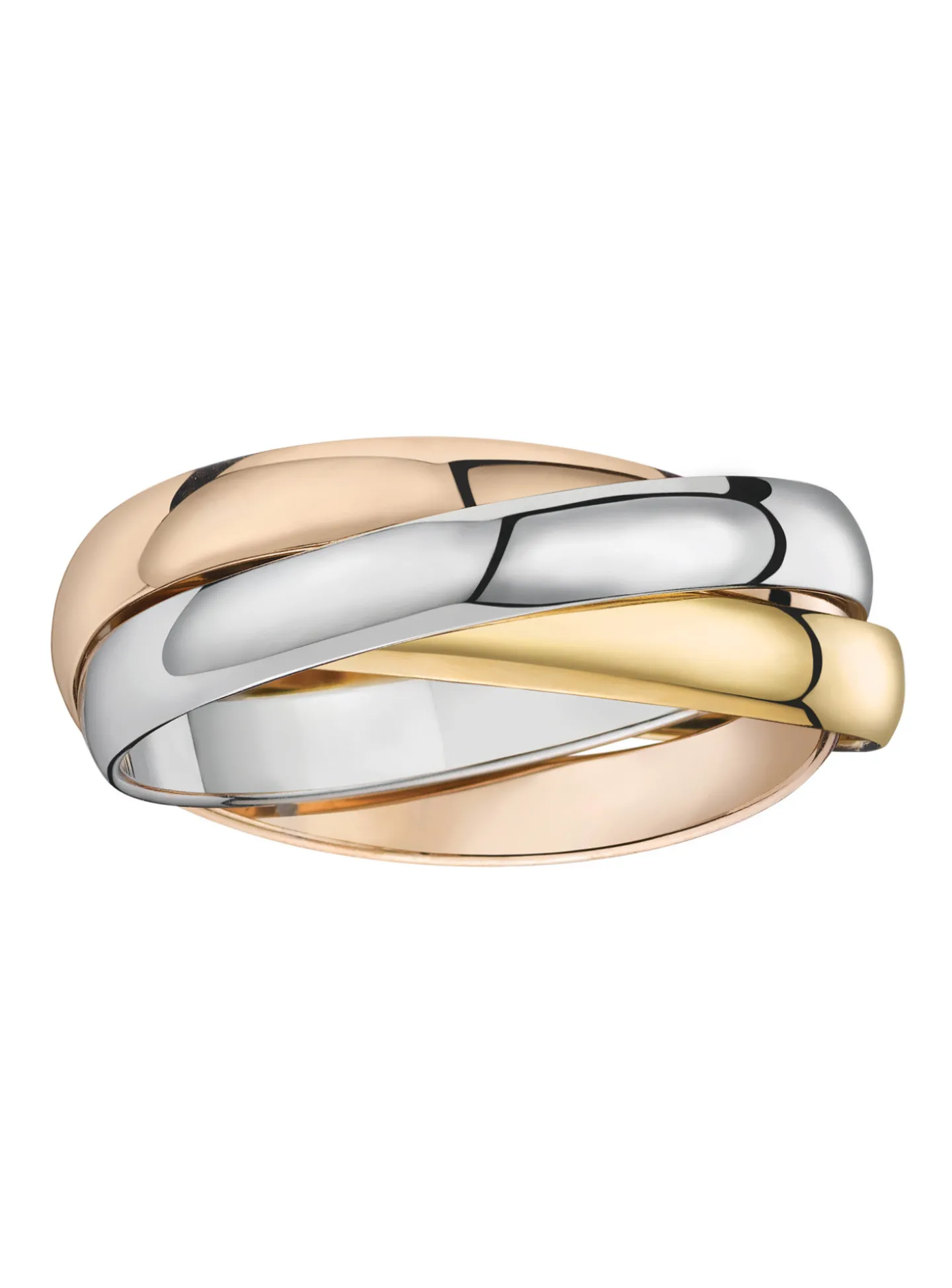 Alliance 3 anneaux or 18 carats