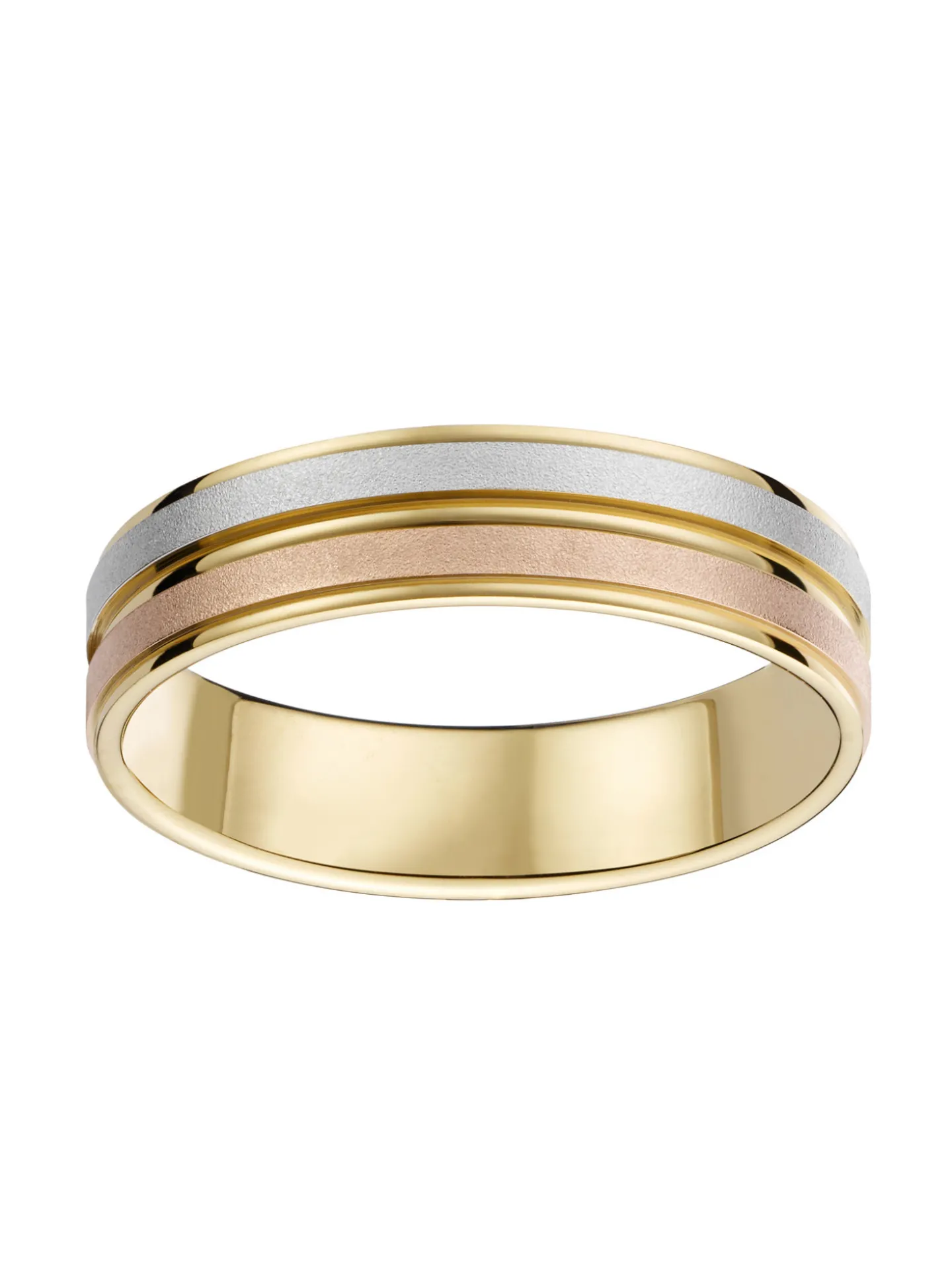 Alliance Brillaxis 3 ors 9 carats finition sablée