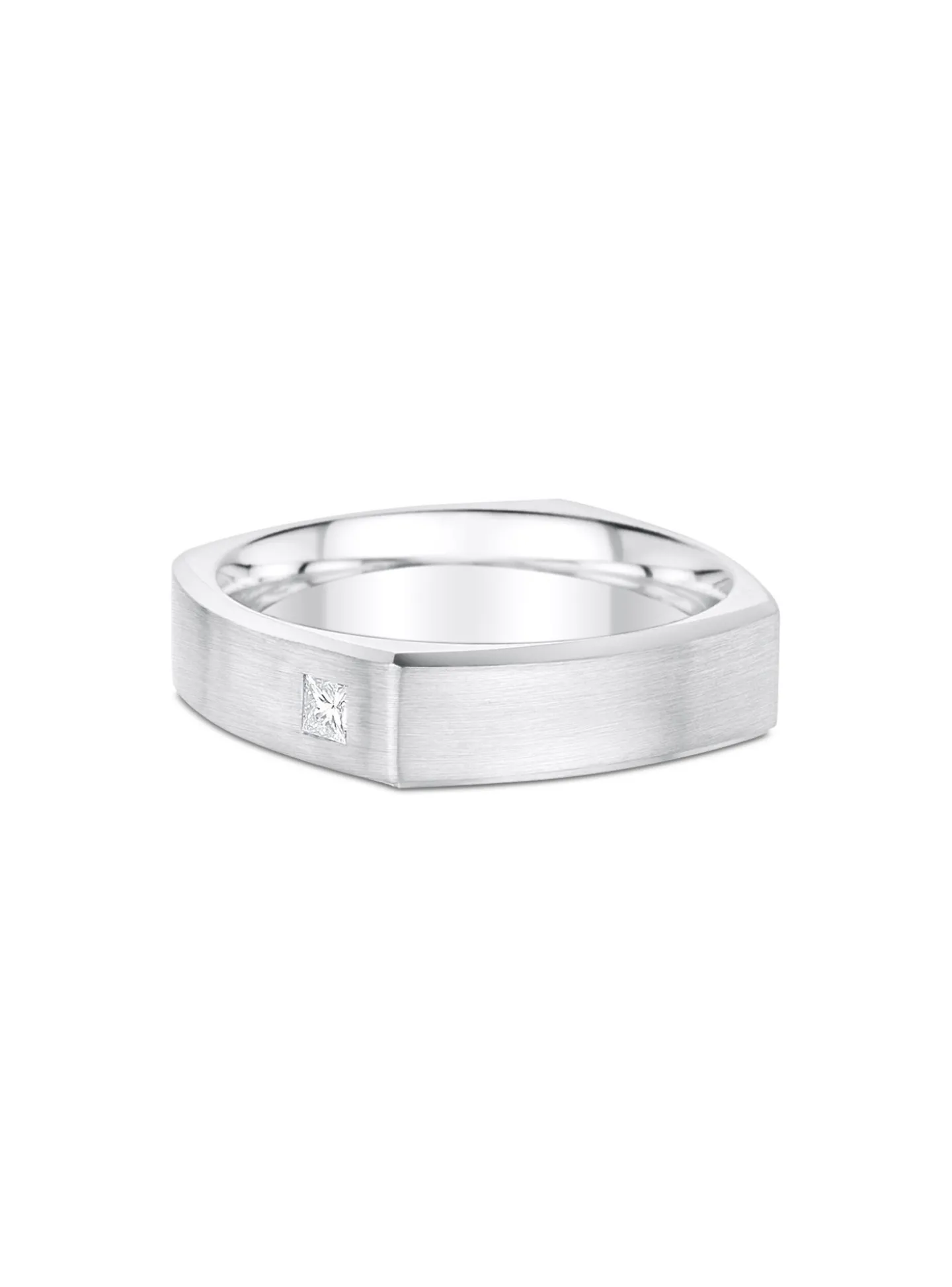 Alliance Brillaxis carrée diamant or 9 carats