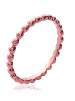 Alliance Brillaxis fine boule plaqué or rose