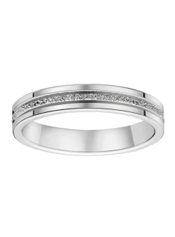 Alliance Brillaxis moderne or blanc 9 carats