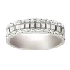 Alliance Brillaxis moderne effet diamanté or blanc