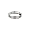 Alliance Brillaxis moderne or blanc brossé 9 carats_x005f_x000D_bords biseautés