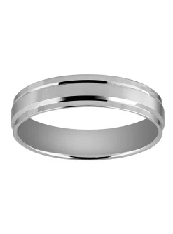 Alliance Brillaxis or 9 carats brossée