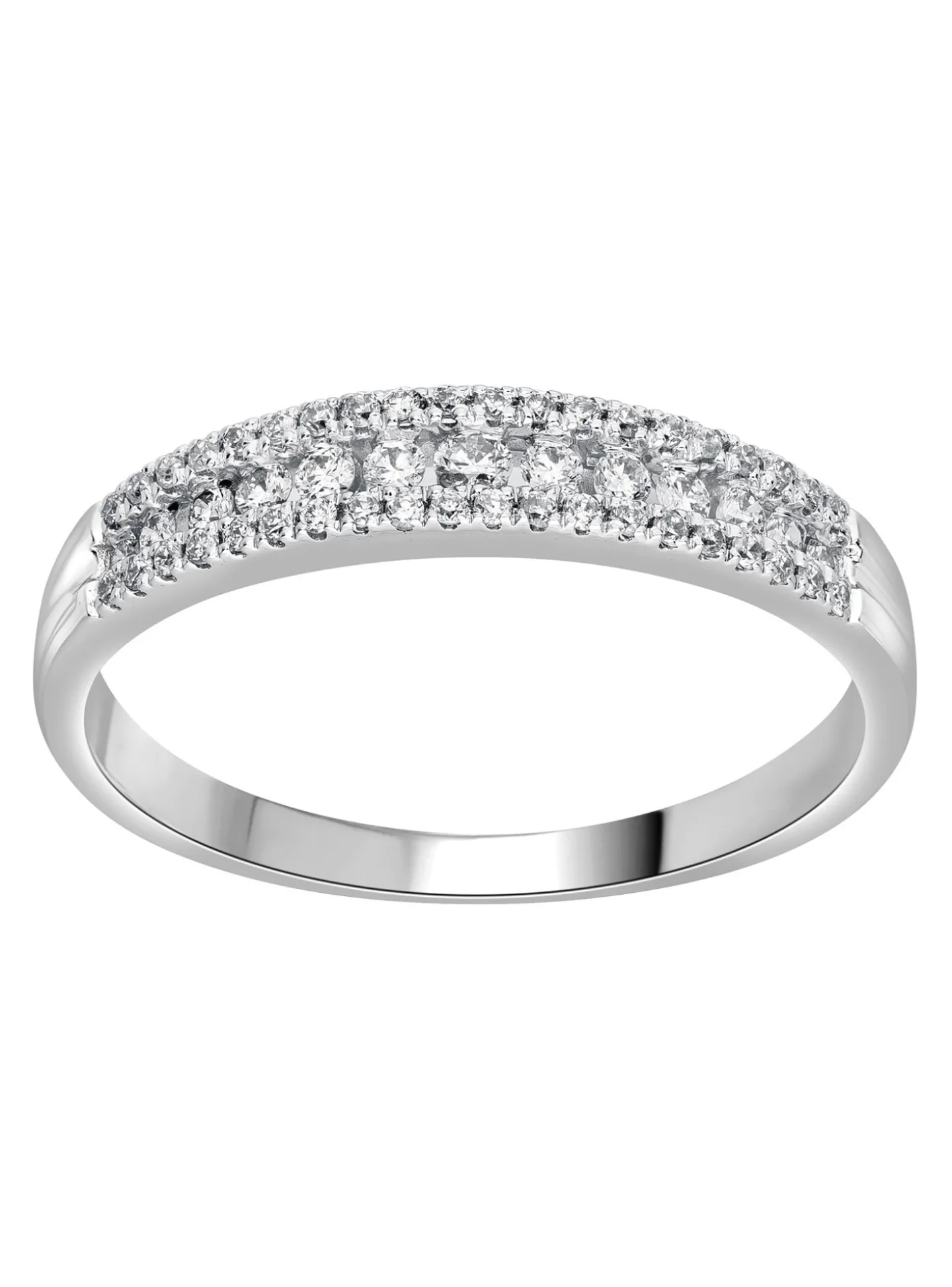 Alliance Brillaxis or blanc 18 carats diamants