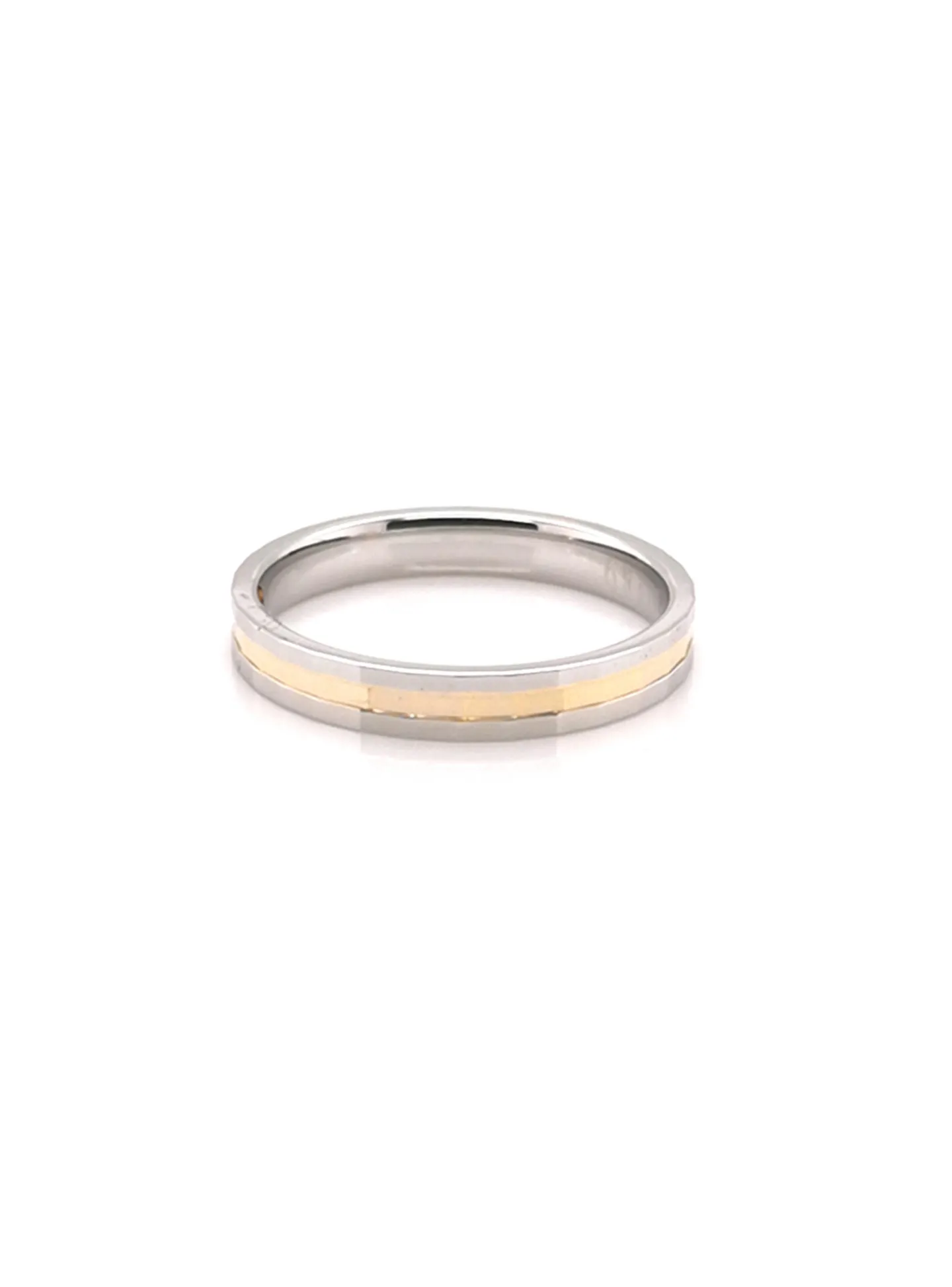 Alliance confort or jaune et balnc 9 carats