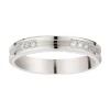 Alliance diamant serti grain or 18 carats