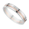 Alliance diamant serti grain or 18 carats