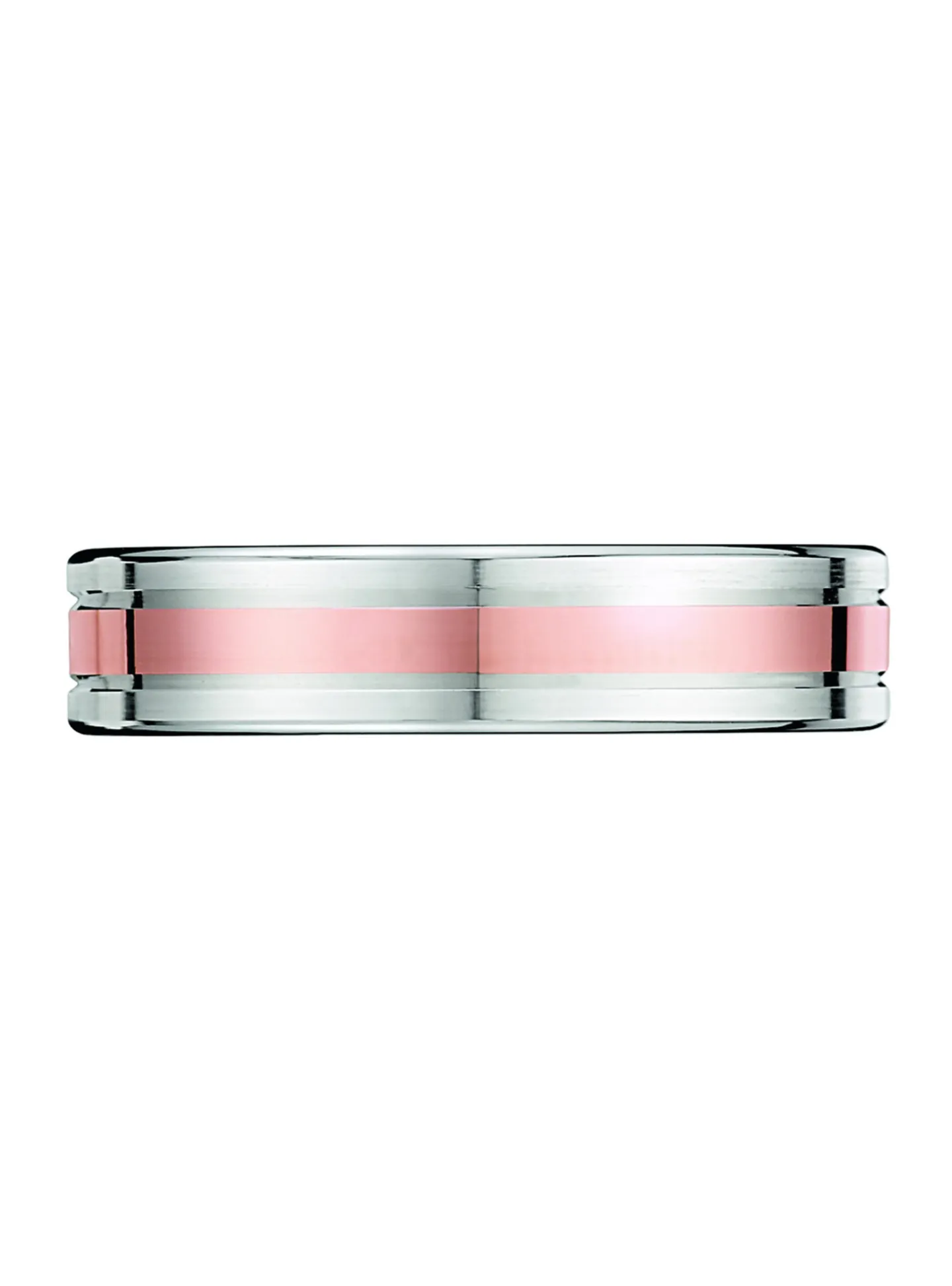Alliance moderne bicolore or 18 carats
