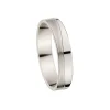 Alliance moderne or blanc 18 carats_x005f_x000D_brossée et polie
