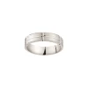 Alliance moderne platine brossée
