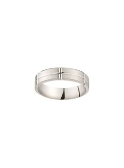 Alliance moderne platine brossée