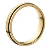 Alliance ruban en or jaune 18 carats