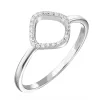 Bague Agatha argent oxydes Sissi