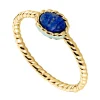 Bague Agatha Atma dorée Lapis