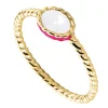 Bague Agatha Atma dorée nacre