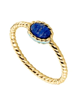 Bague Agatha Atma laiton lapis lazuli