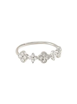 Bague Agatha Beloved argent fleurs T56