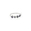 Bague Agatha Beloved argent rangée fleurs