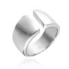 Bague Agatha large ouverte argent Aperta