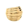 Bague Agatha Maria Pombo laiton doré T54
