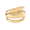 Bague Agatha Trijonc argent doré