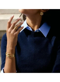 Bague Agatha Trijonc dorée