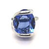 Bague Andrea Marazzini cristal ovale bleu saphir