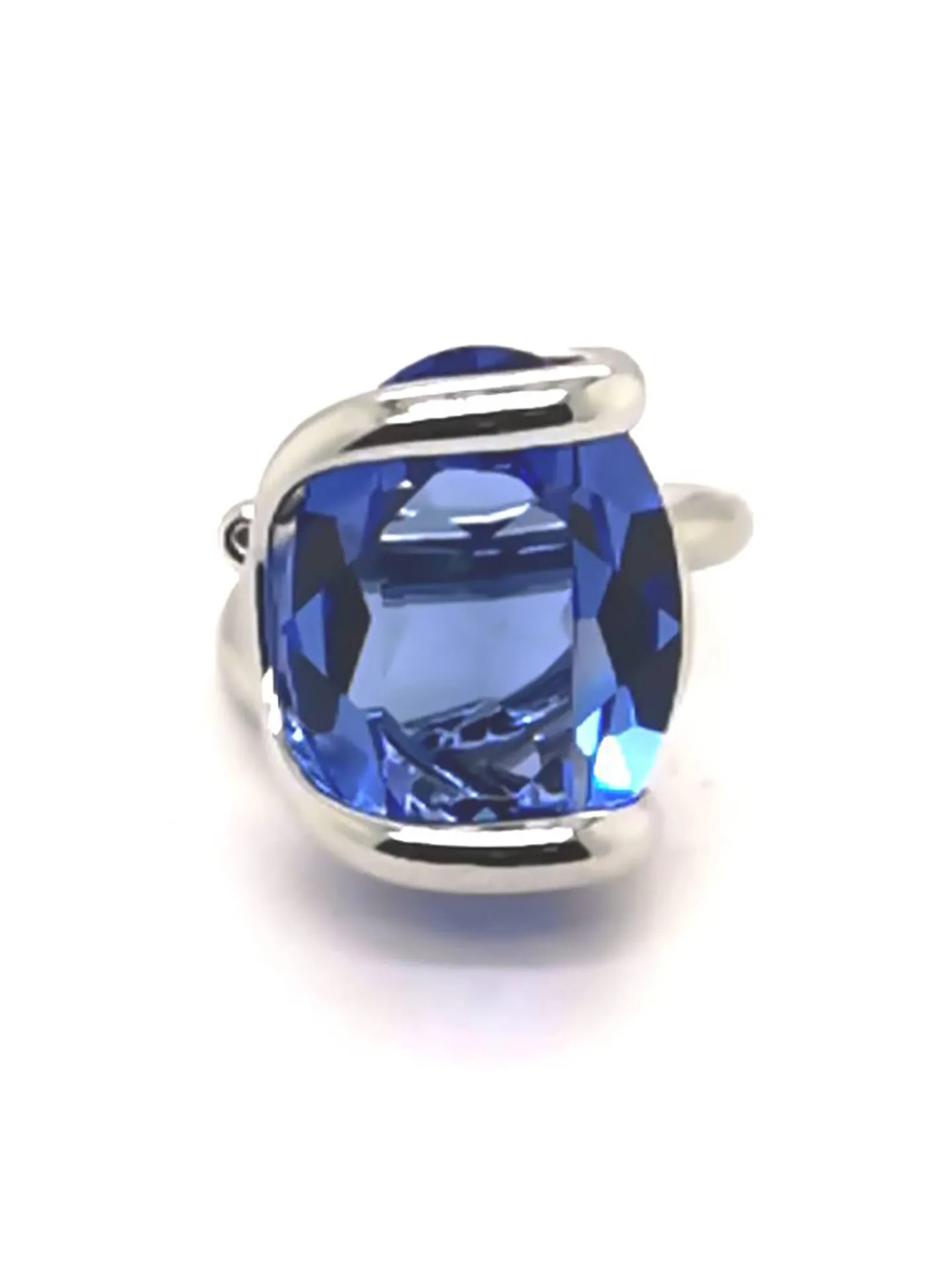 Bague Andrea Marazzini cristal ovale bleu saphir