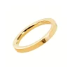 Bague Brillaxis acier doré