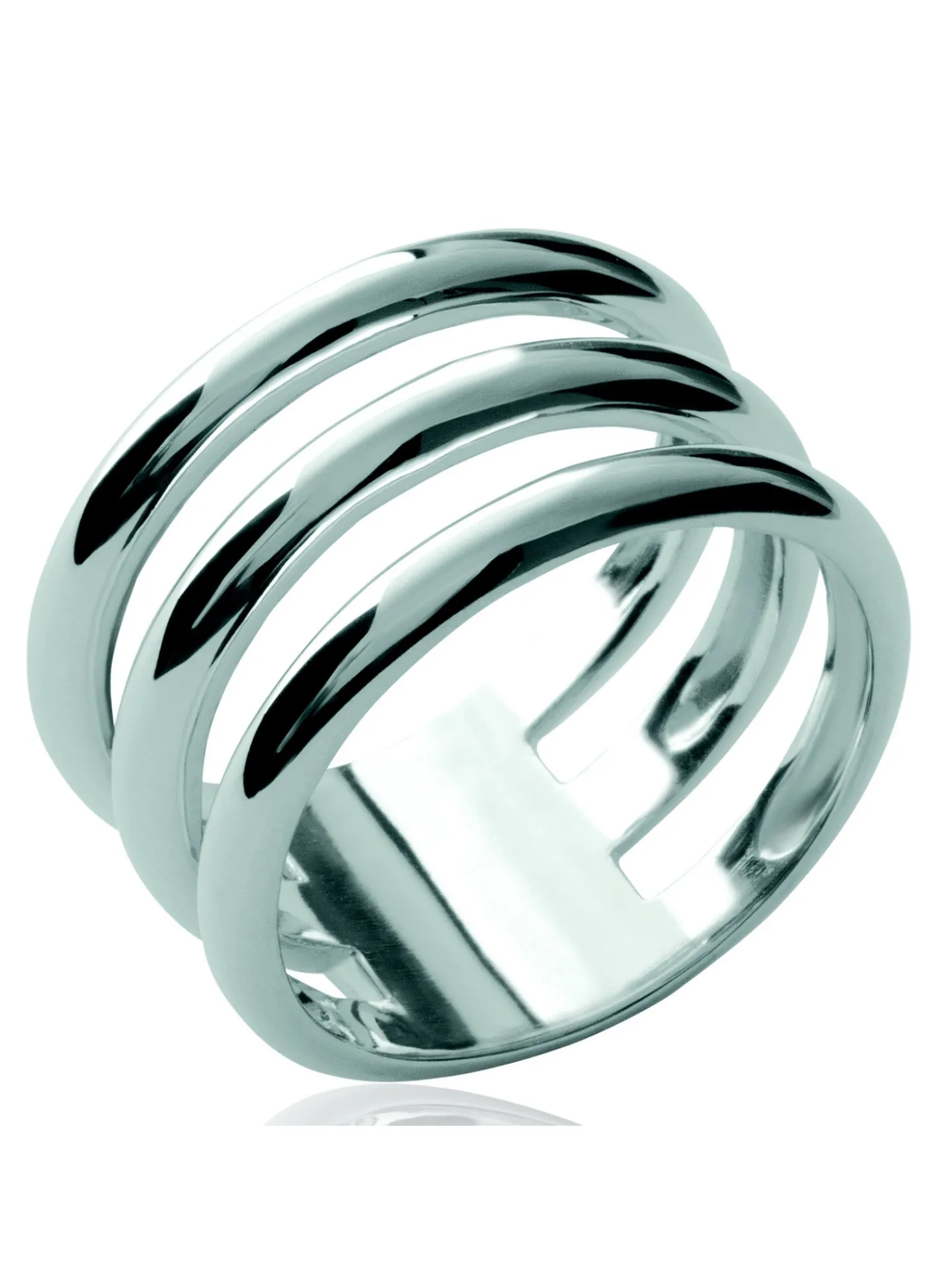 Bague Brillaxis argent 3 anneaux