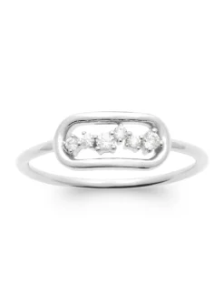 Bague Brillaxis constellation argent