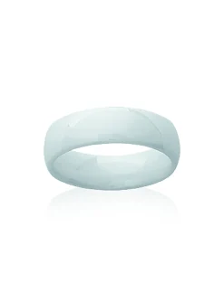 Bague Brillaxis céramique blanche médium