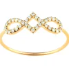 Bague Brillaxis Harmonie or jaune 9 carats