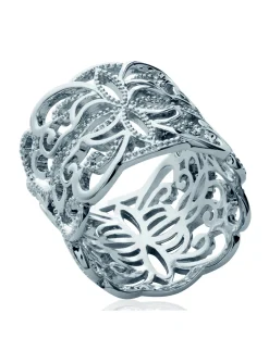 Bague Brillaxis large arabesque