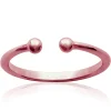 Bague Brillaxis minimaliste rosée