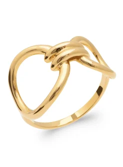 Bague Brillaxis noeud doré