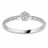 Bague Brillaxis or blanc 18 carats diamants