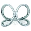 Bague Brillaxis originale pierres blanches