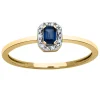 Bague Brillaxis saphir diamants