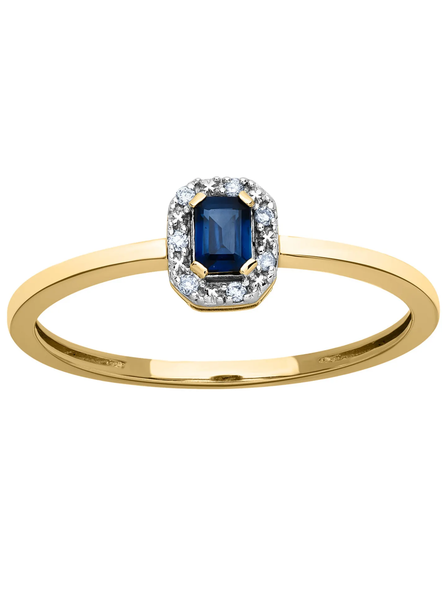Bague Brillaxis saphir diamants
