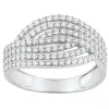 Bague Brillaxis tourbillon or blanc