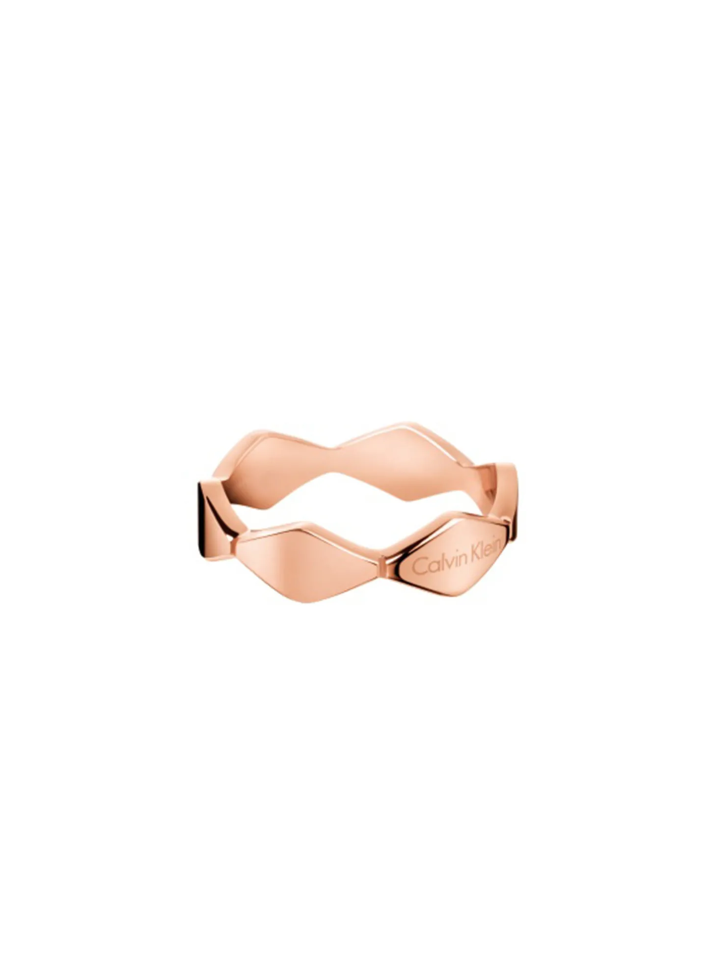Bague Calvin Klein Snake rosée 6