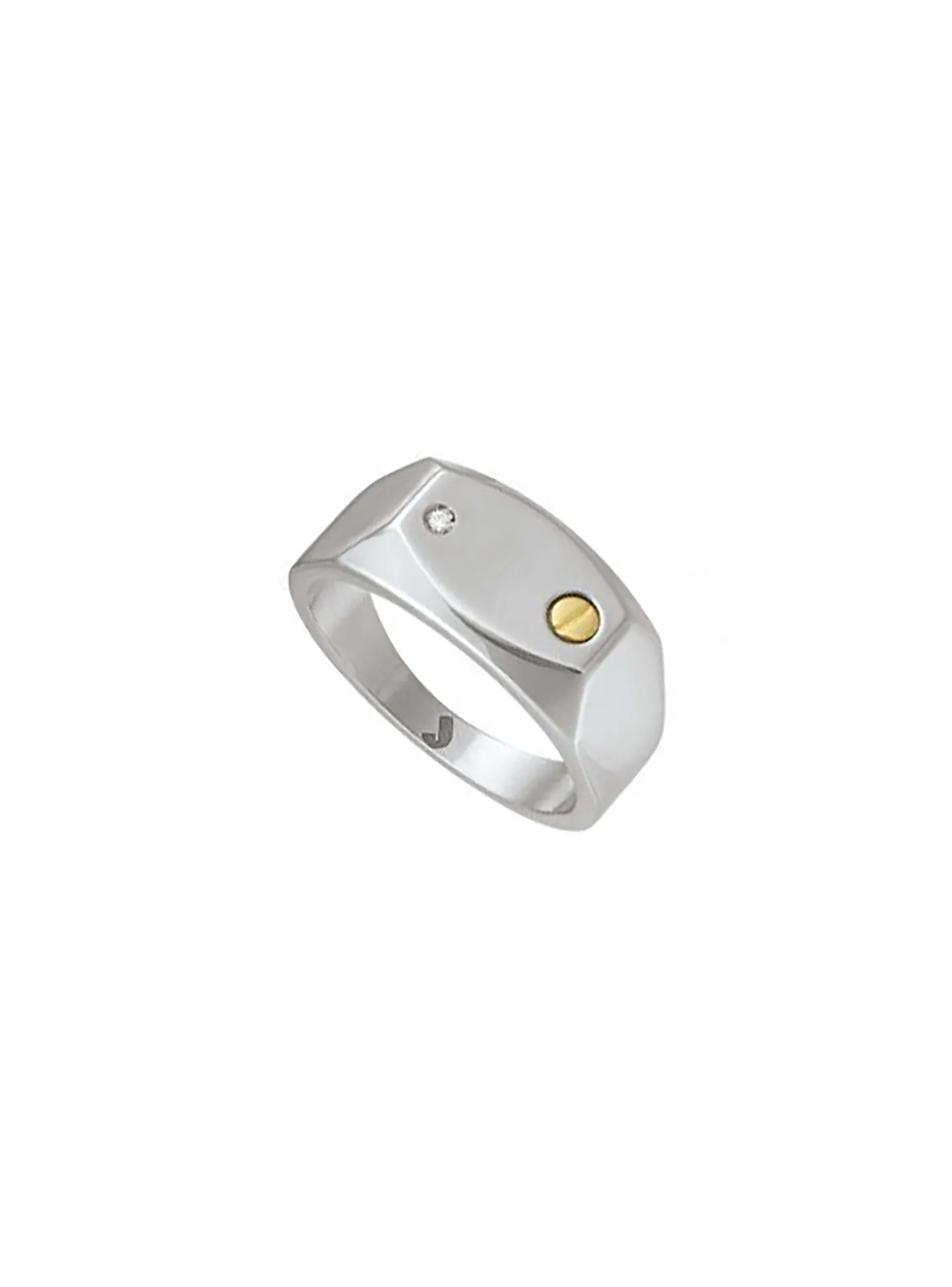 Bague chevalière homme Jourdan Lord acier