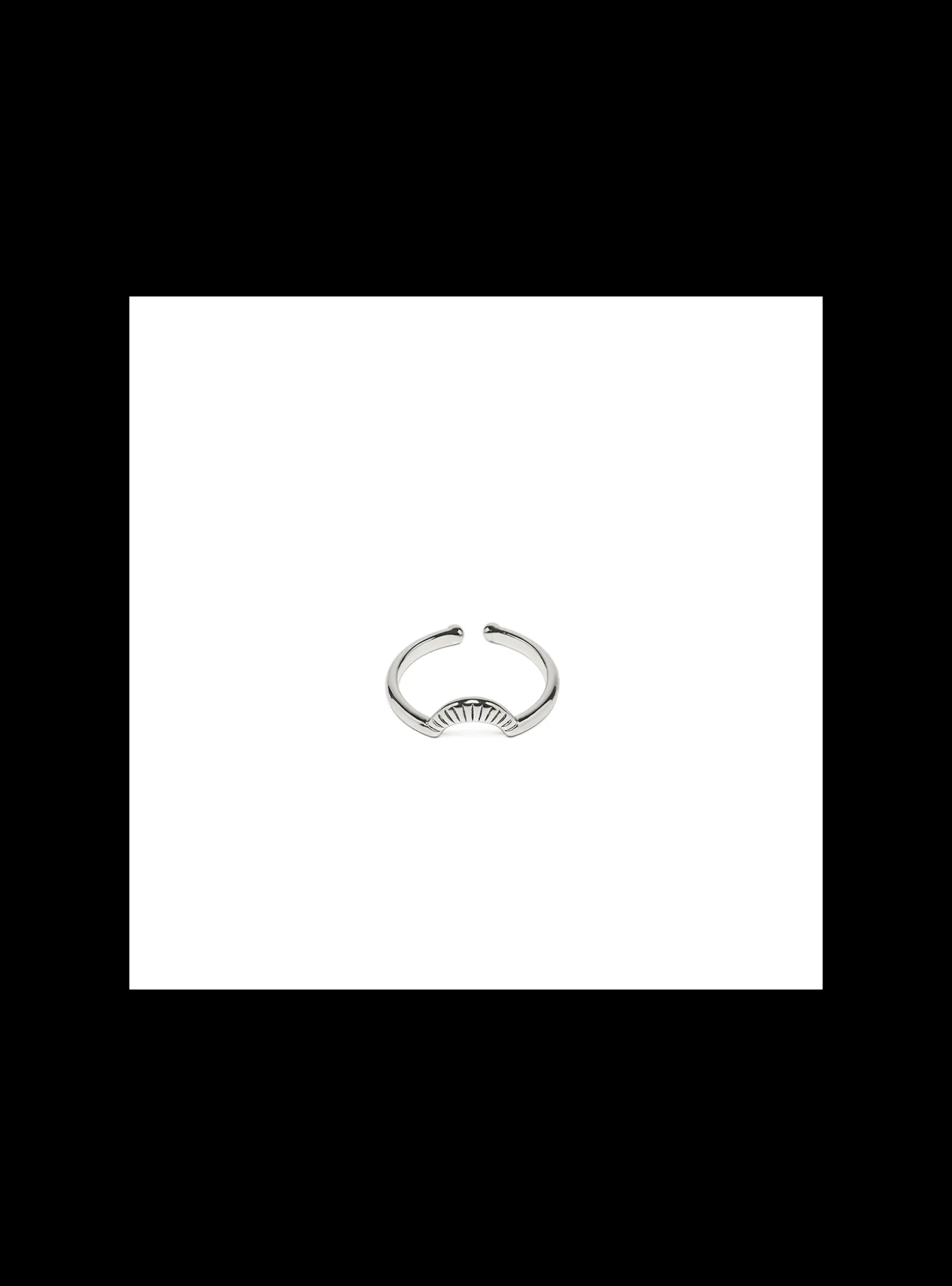 Bague Emma et Chloé métal argenté demi-cercle_x005f_x000D_3 boules