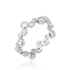 Bague fine AGATHA ACQUA - Cristal - Argenté - 56 -