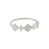 Bague fine Agatha Beloved argent rhodié oxydes