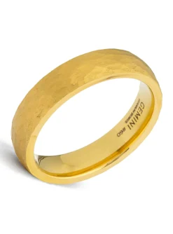 Bague homme Gemini Pulso Gold titane 5 mm